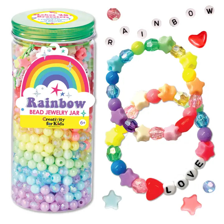 Rainbow Beaded Bracelet Kit