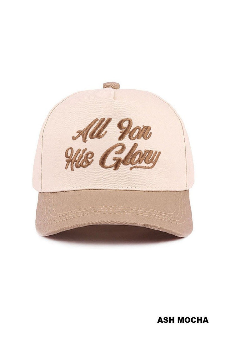 All For His Glory Baseball Hat