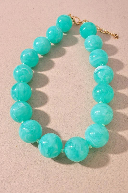 Caribbean Dream Beaded Statement Necklace