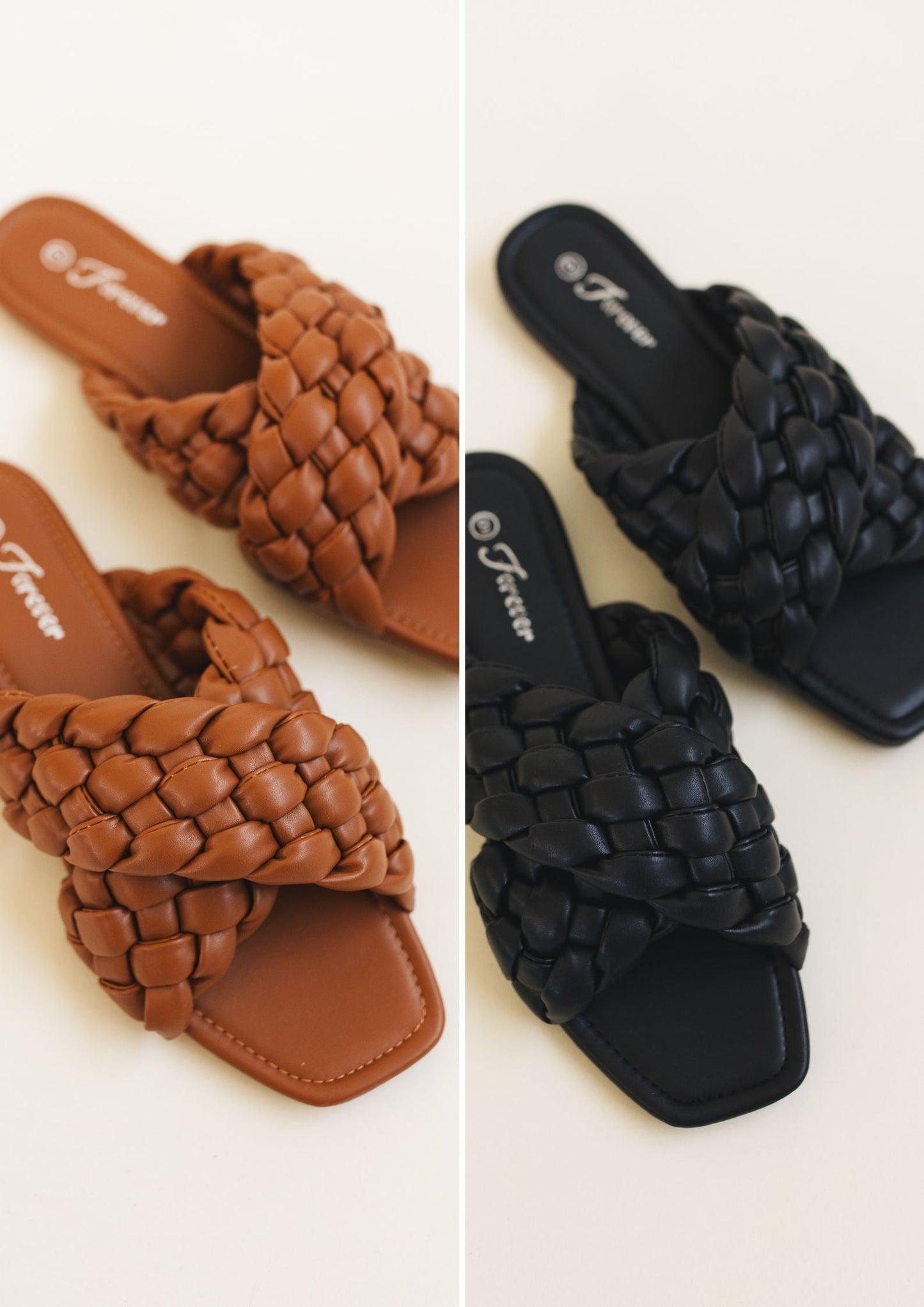 Braided Square Toe Slide Sandal *Final Sale*