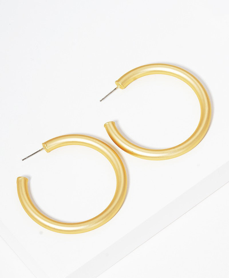 Lena Hoop Earrings - 40mm