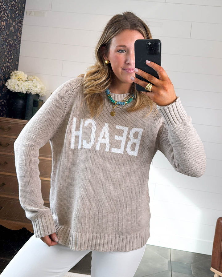 Matilda Beach Knit Raglan Sweater