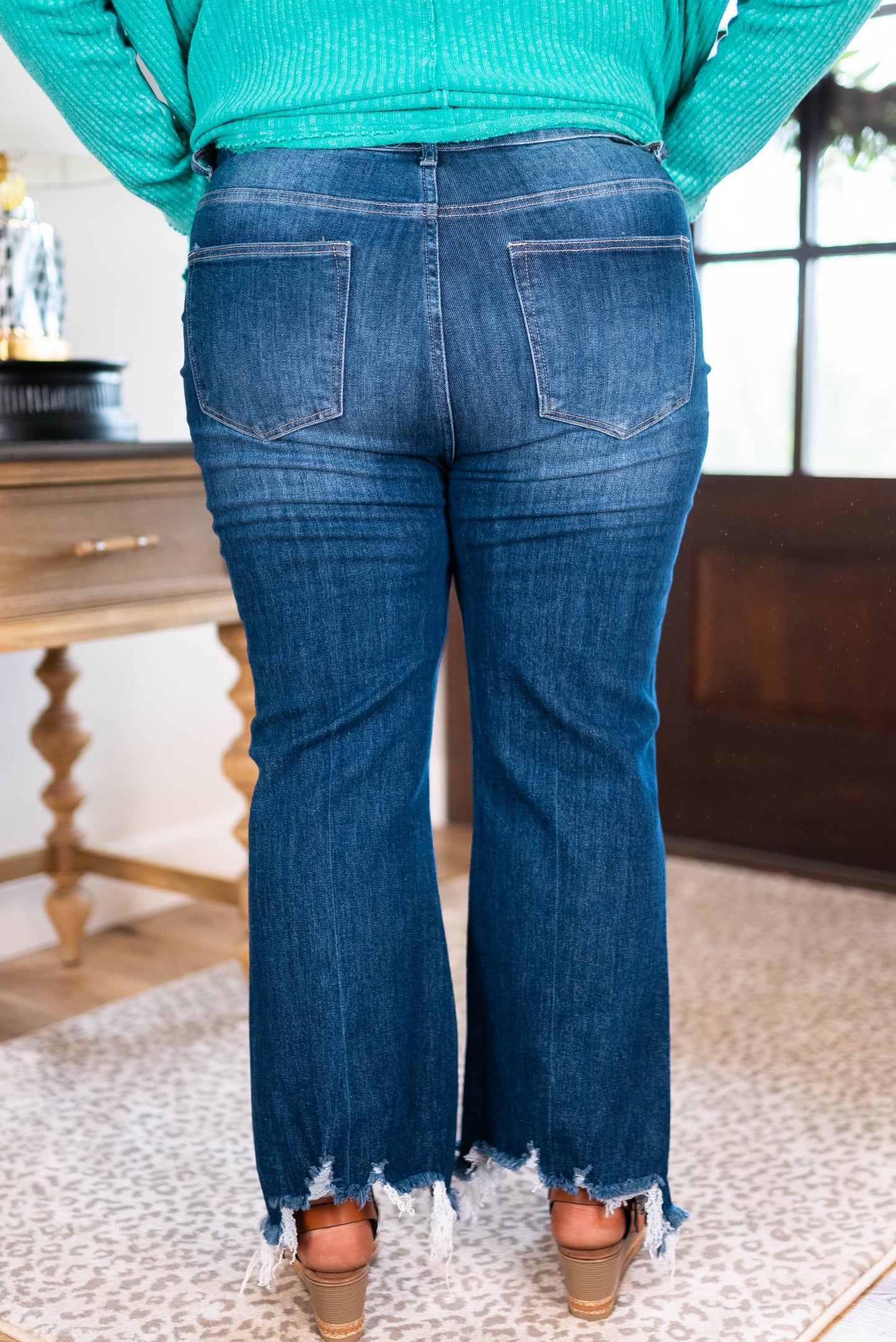 Risen Denim | Lyla High Rise Ankle Flare Jeans