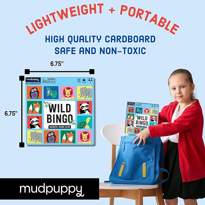Wild Bingo Magnetic Board Game