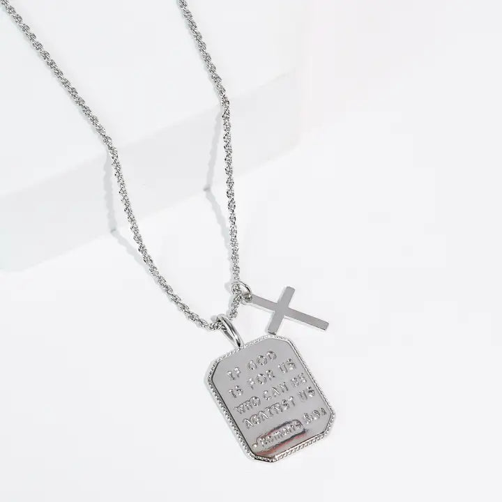 Treasure Jewels | Romans 8:31 Pendant Necklace