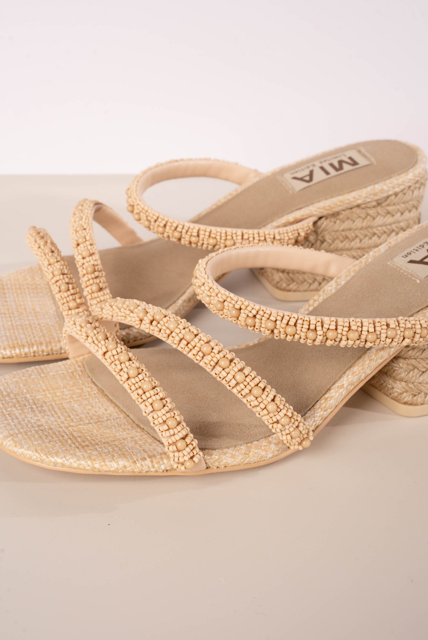 MIA | Inara Beaded Slide Sandal