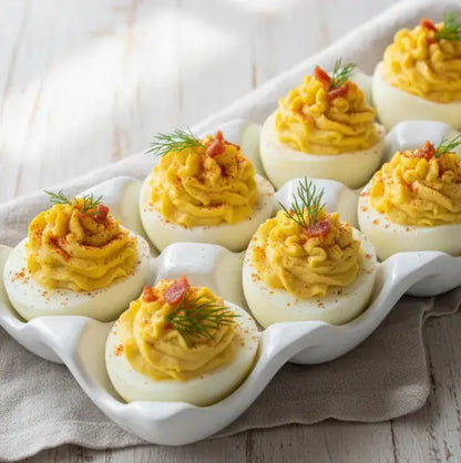 Porcelain Egg Holder Tray