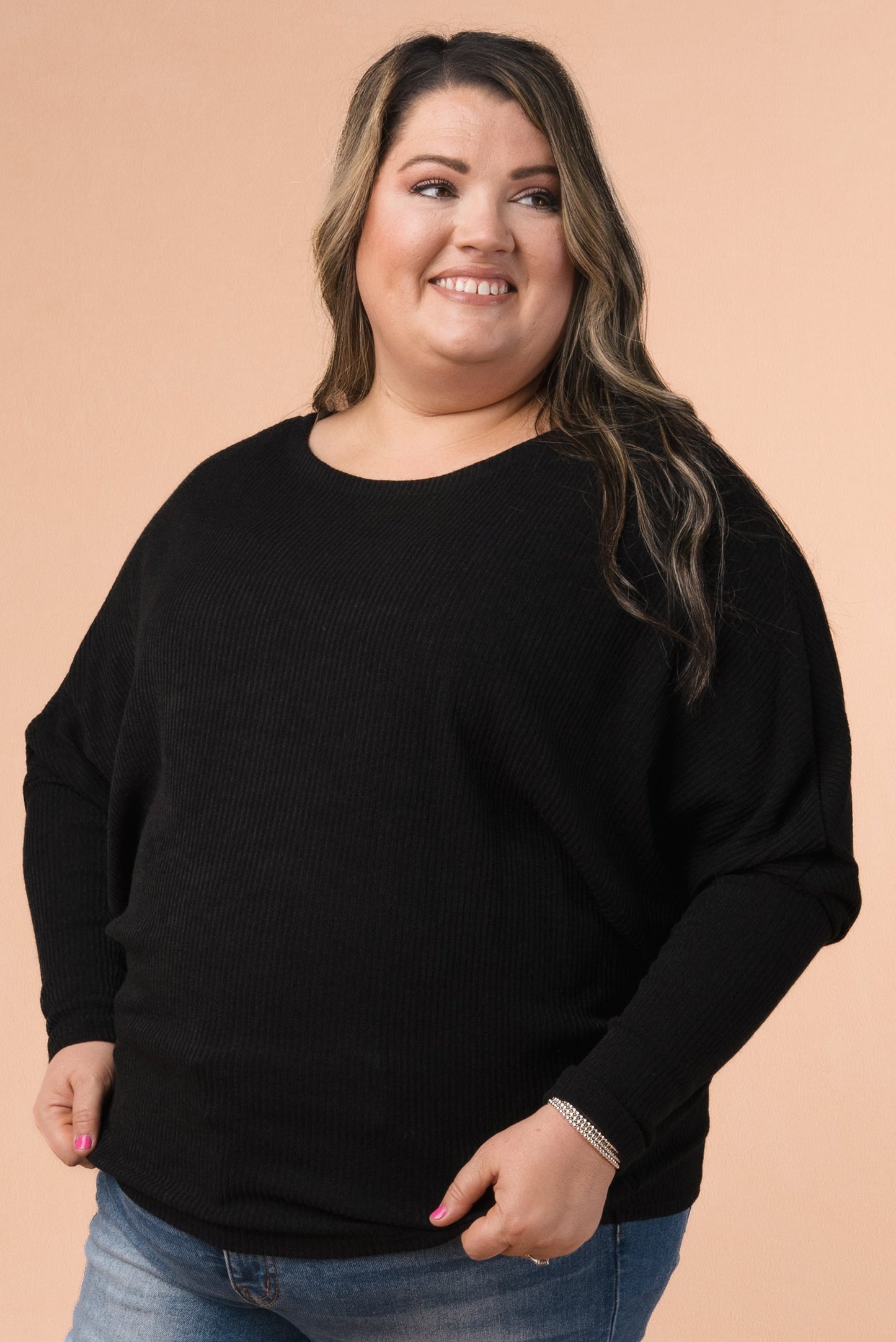 Ribbed Dolman Top *Final Sale*