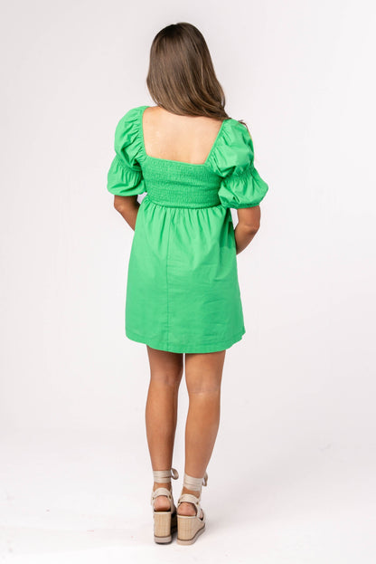 Smocked Square Neck Dress *Final Sale*