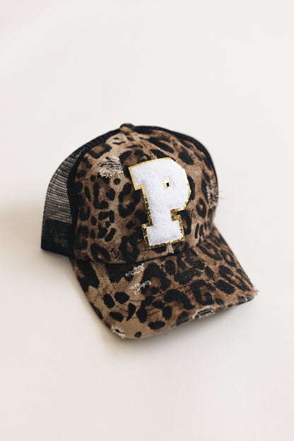Distressed Initial Patch Baseball Hat *Final Sale*