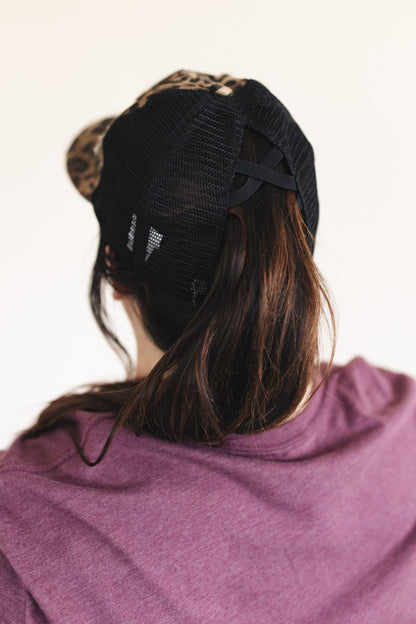 Distressed Initial Patch Baseball Hat *Final Sale*