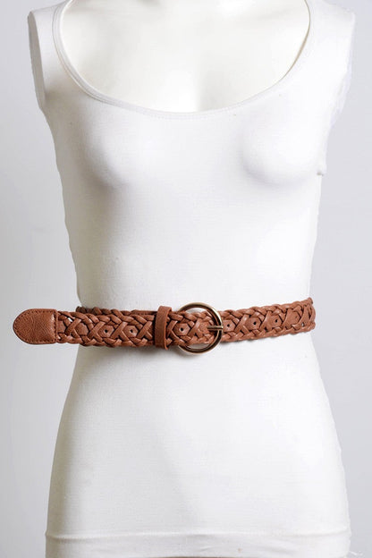 Double Braided Buckle Belt