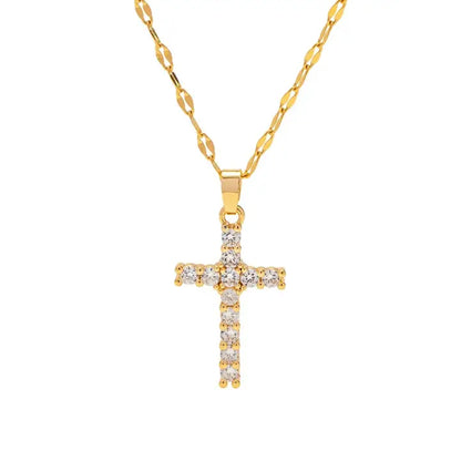 Sparkle  Cross Necklace
