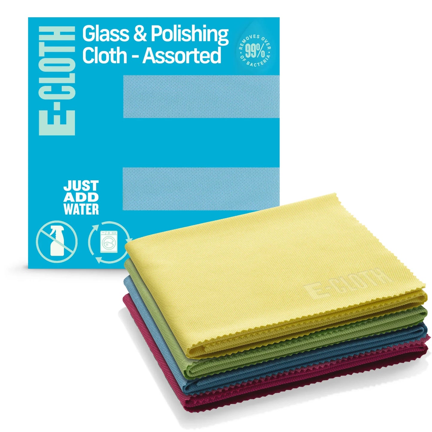 E-Cloth | Glass + Polishing Cloths - 4 pack