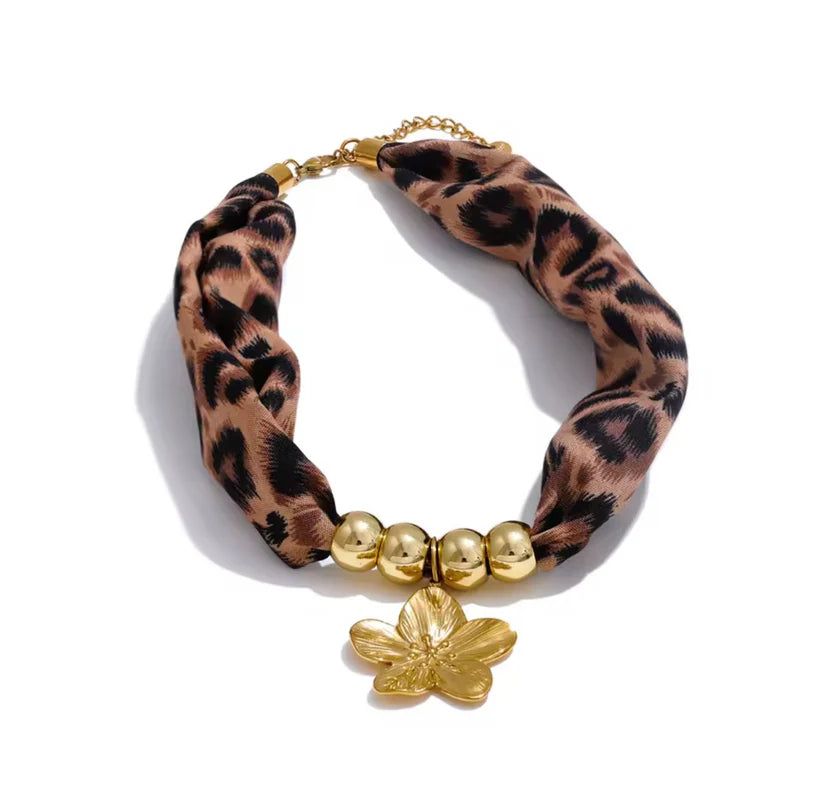 Jolinda Cheetah Necklace