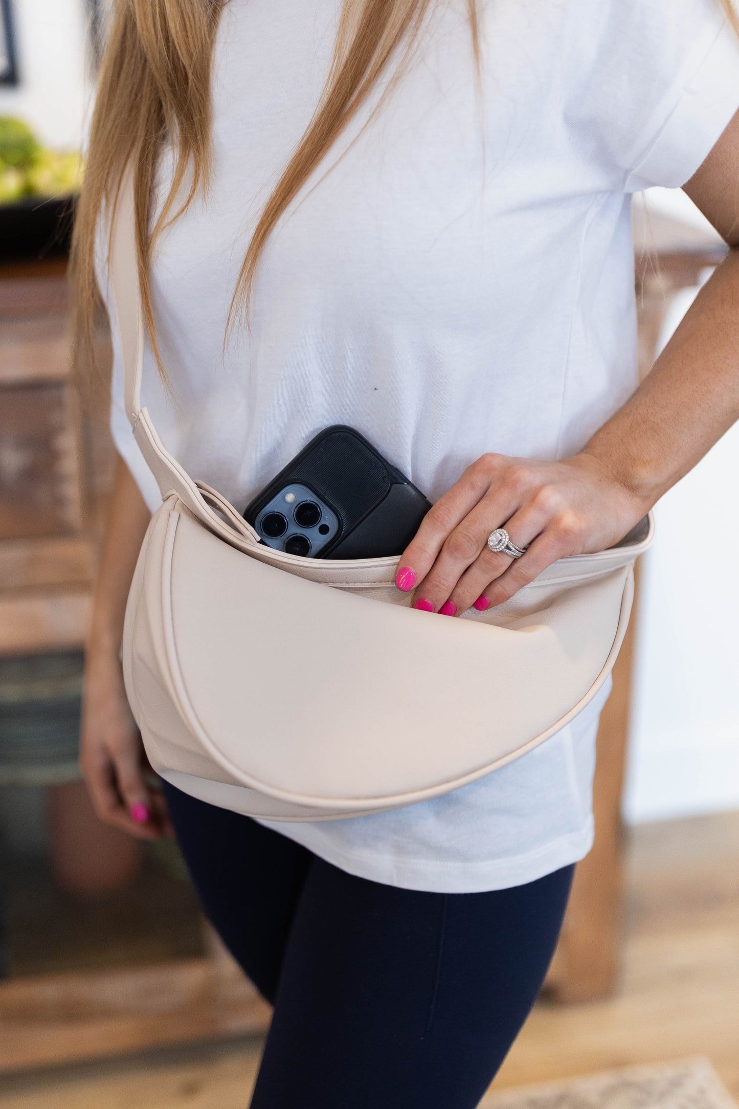 Half Moon Shoulder Bag