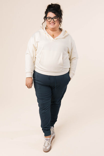 Seamed Skinny Drawstring Joggers