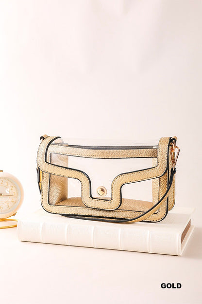 Zoey Clear Stadium Handbag