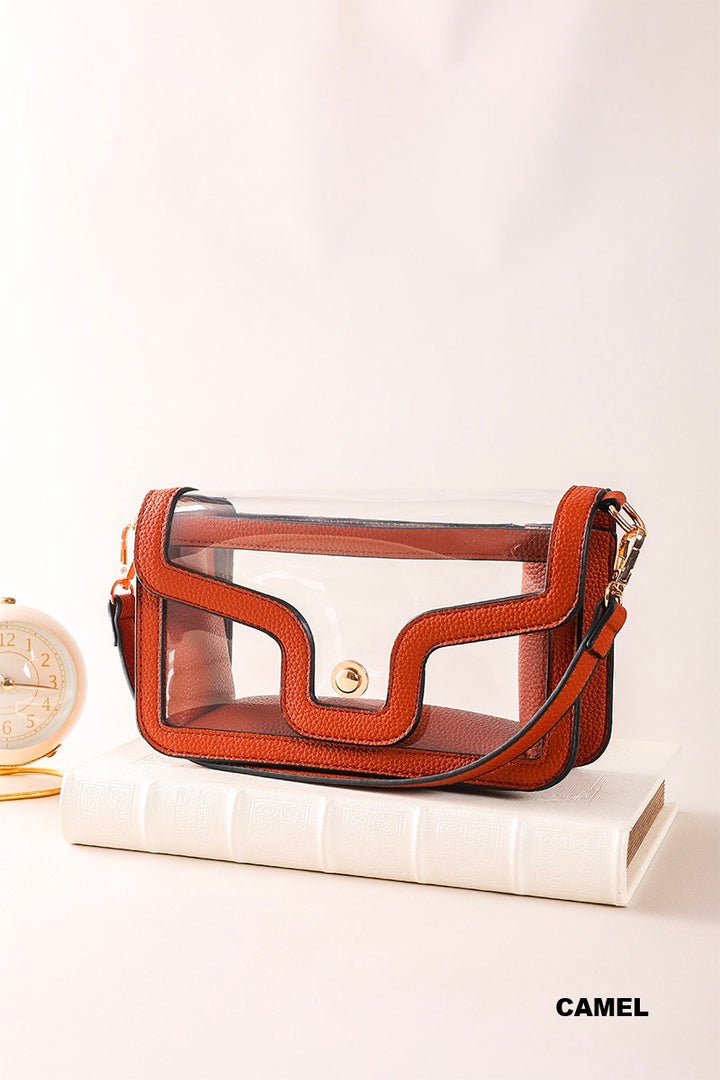 Zoey Clear Stadium Handbag