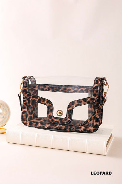 Zoey Clear Stadium Handbag