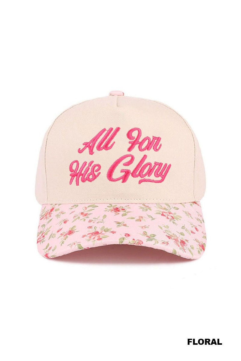 All For His Glory Baseball Hat