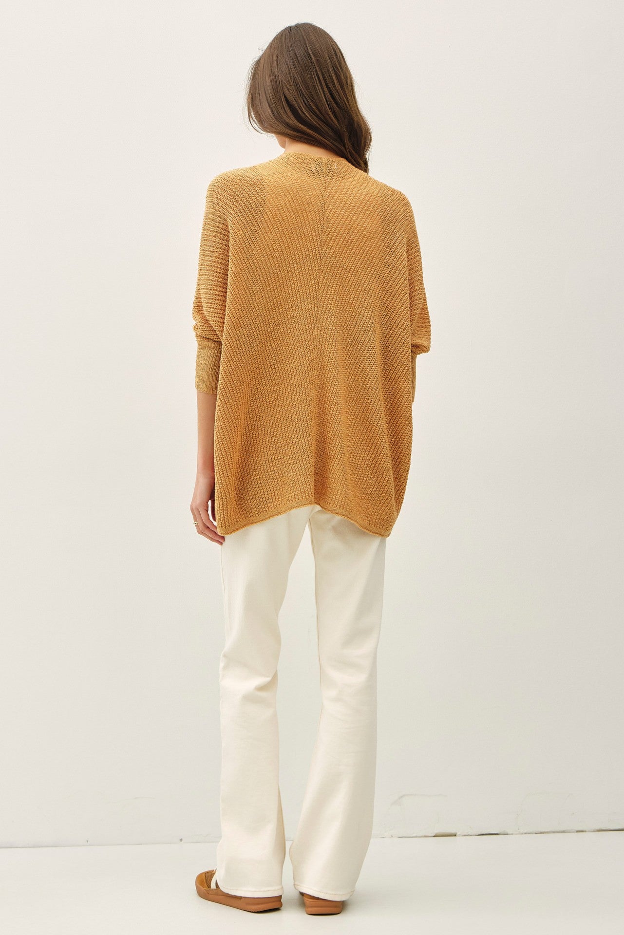 The Arden Rib Knit Dolman Cardigan