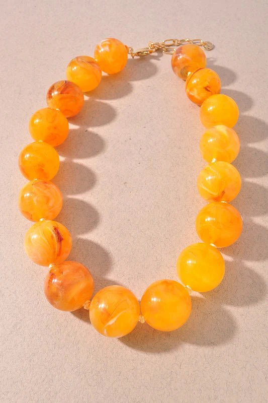 Caribbean Dream Beaded Statement Necklace