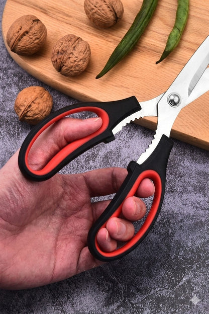 Stainless Steel BBQ + Kitchen Scissors