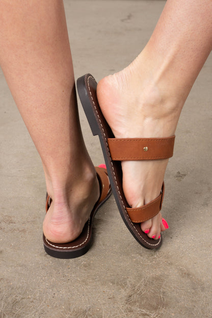 Soda | Clarity Toe Loop Sandal