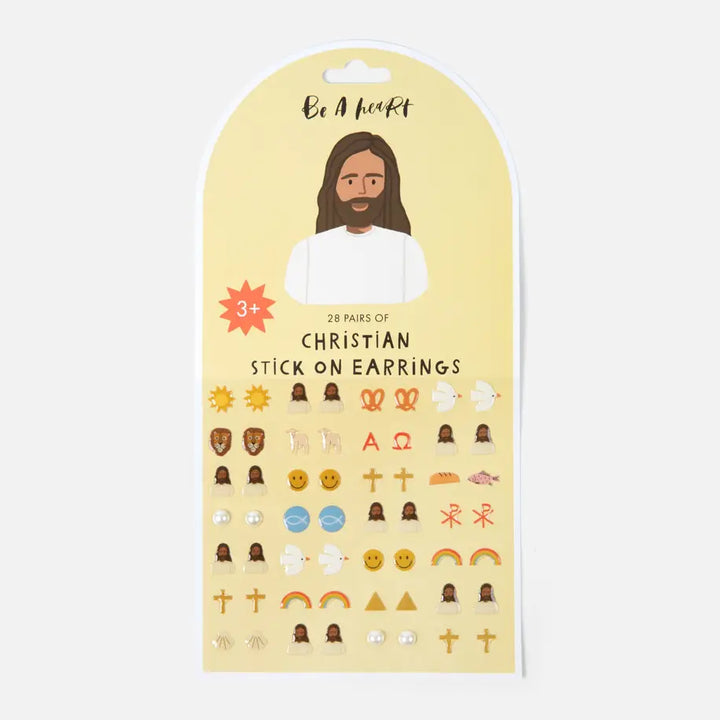 Christian Stick On Earrings
