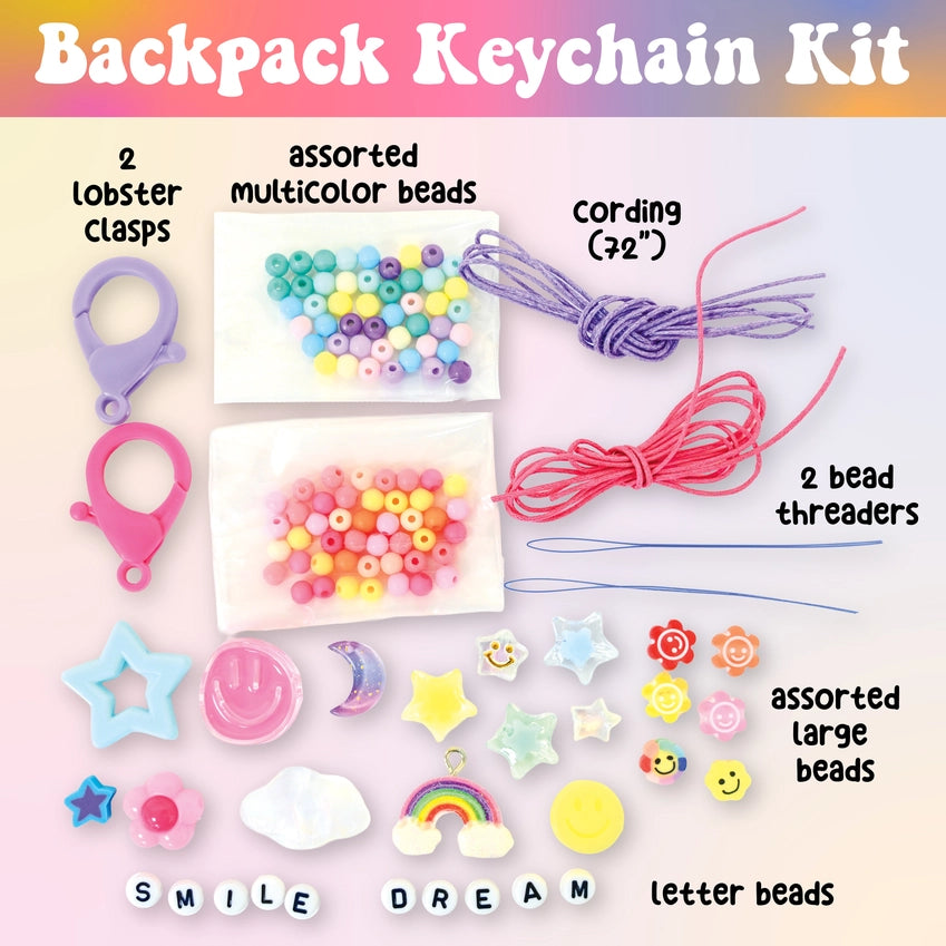 Kids Backpack Keychain Kit