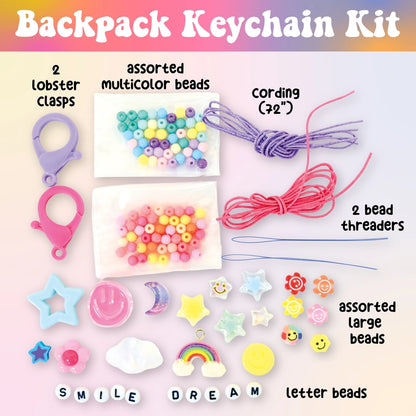 Kids Backpack Keychain Kit