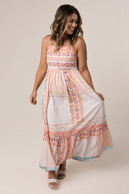 Patchwork Midi Sundress