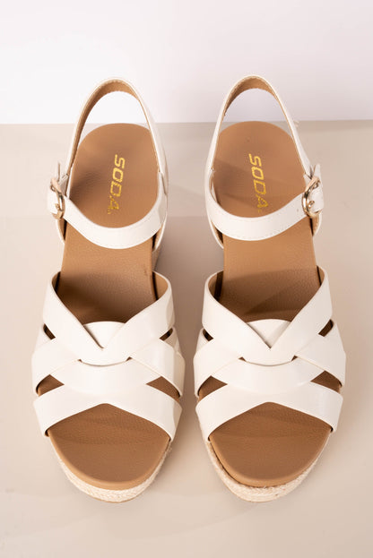 Soda | Tier Espadrille Wedge Sandal