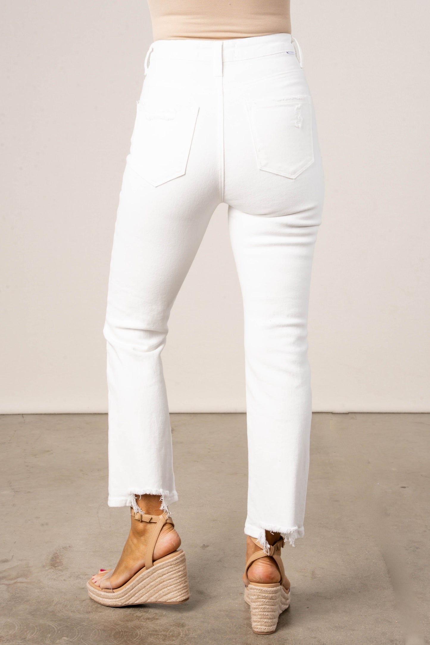 Risen Denim | Chelsea High Rise Tummy Control Crop Jeans