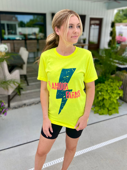 Glamour Farms Lightning Graphic Tee