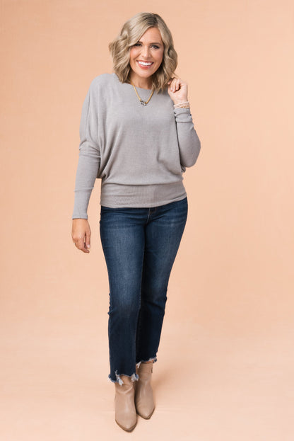 Ribbed Dolman Top *Final Sale*