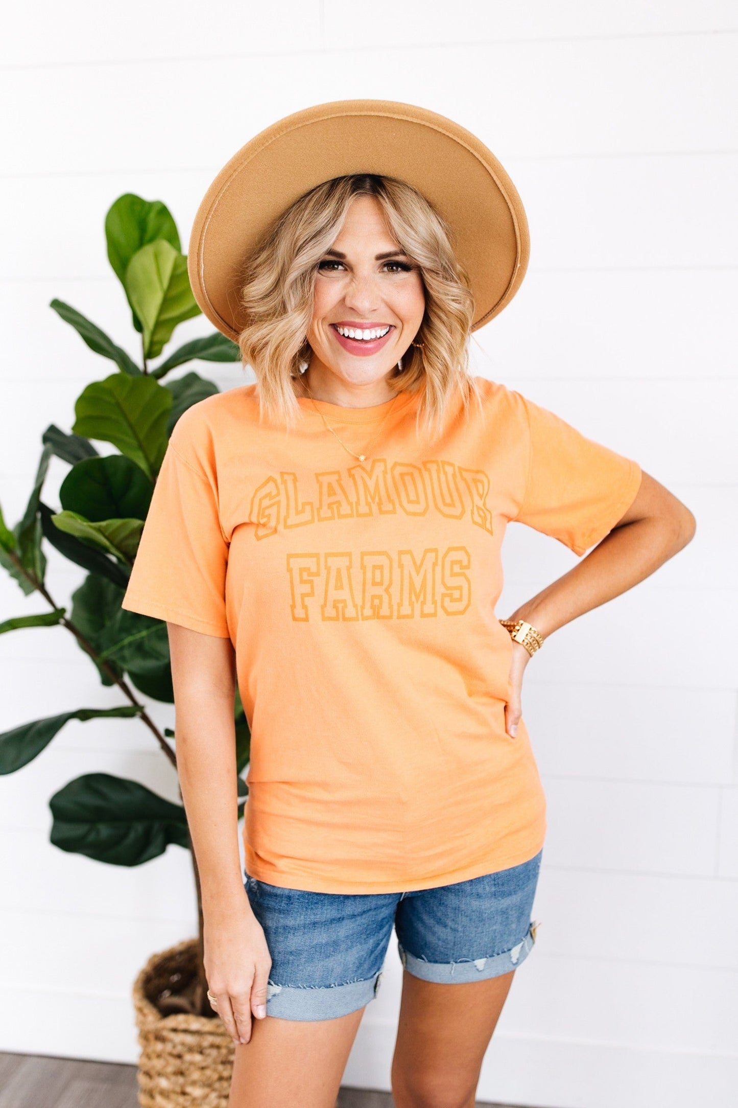 GF Logo Collegiate Graphic Tee