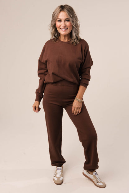 Sweater Top + Jogger Set