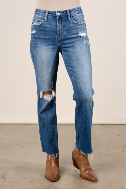 Lovervet by VERVET | Alexa High Rise Crop Flare Jeans