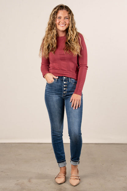 Judy Blue | Annie High Rise Skinny Jeans