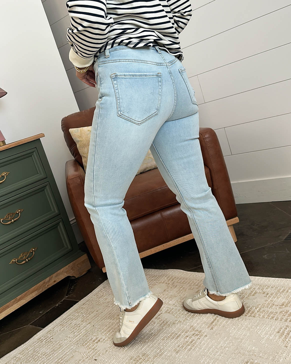 Zenana Denim | Layla High Rise Crop Straight Leg Jeans