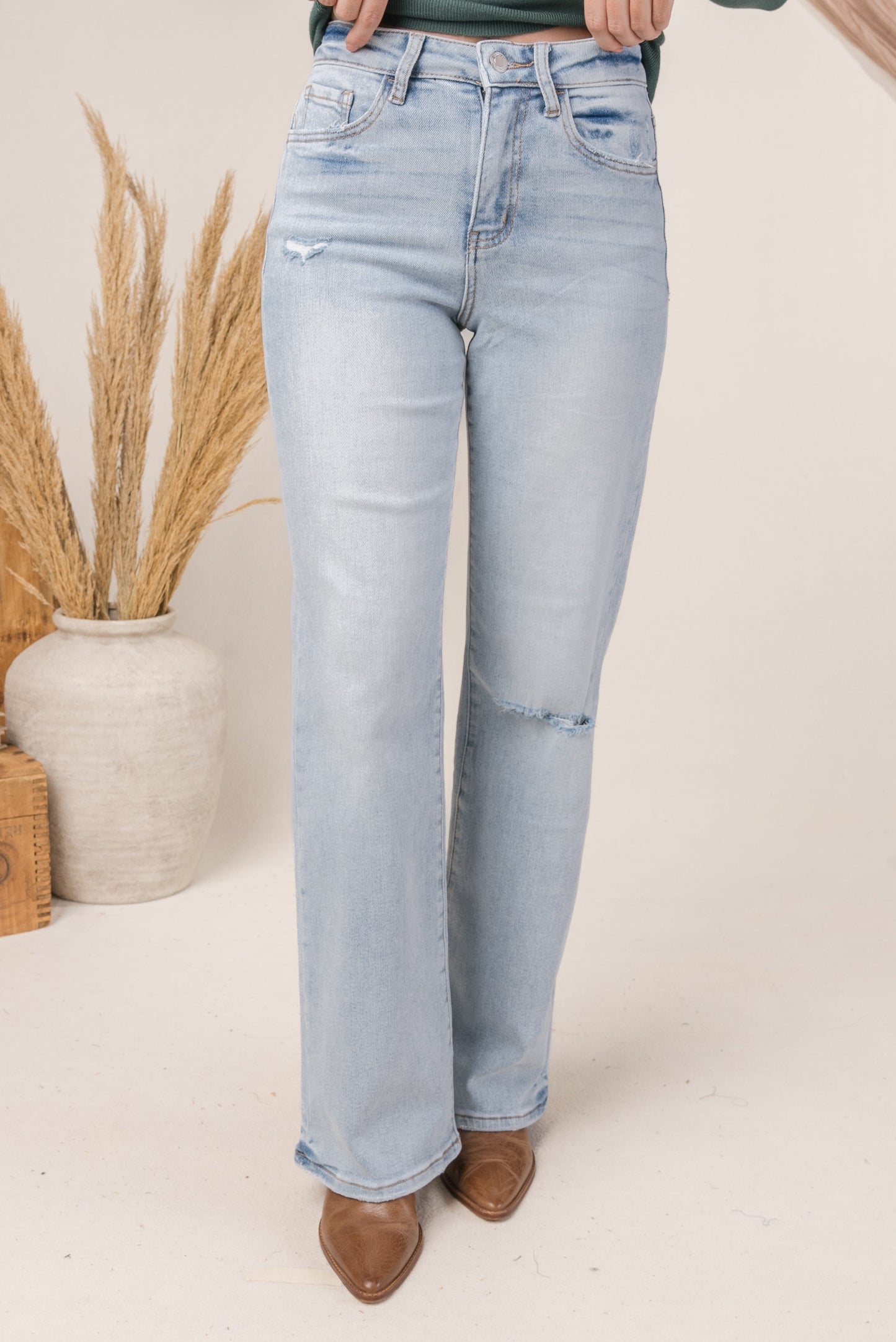 VERVET Denim | Lennon High Rise 90's Flare Jeans