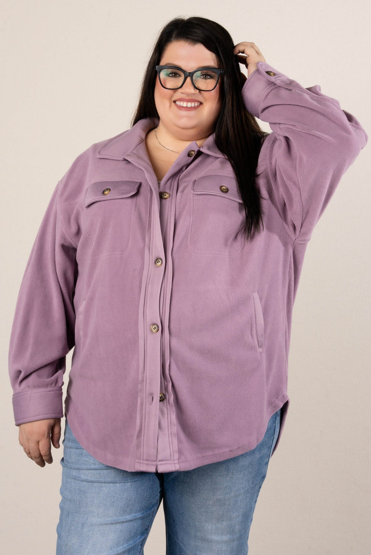 Alice Oversized Brushed Knit Shacket