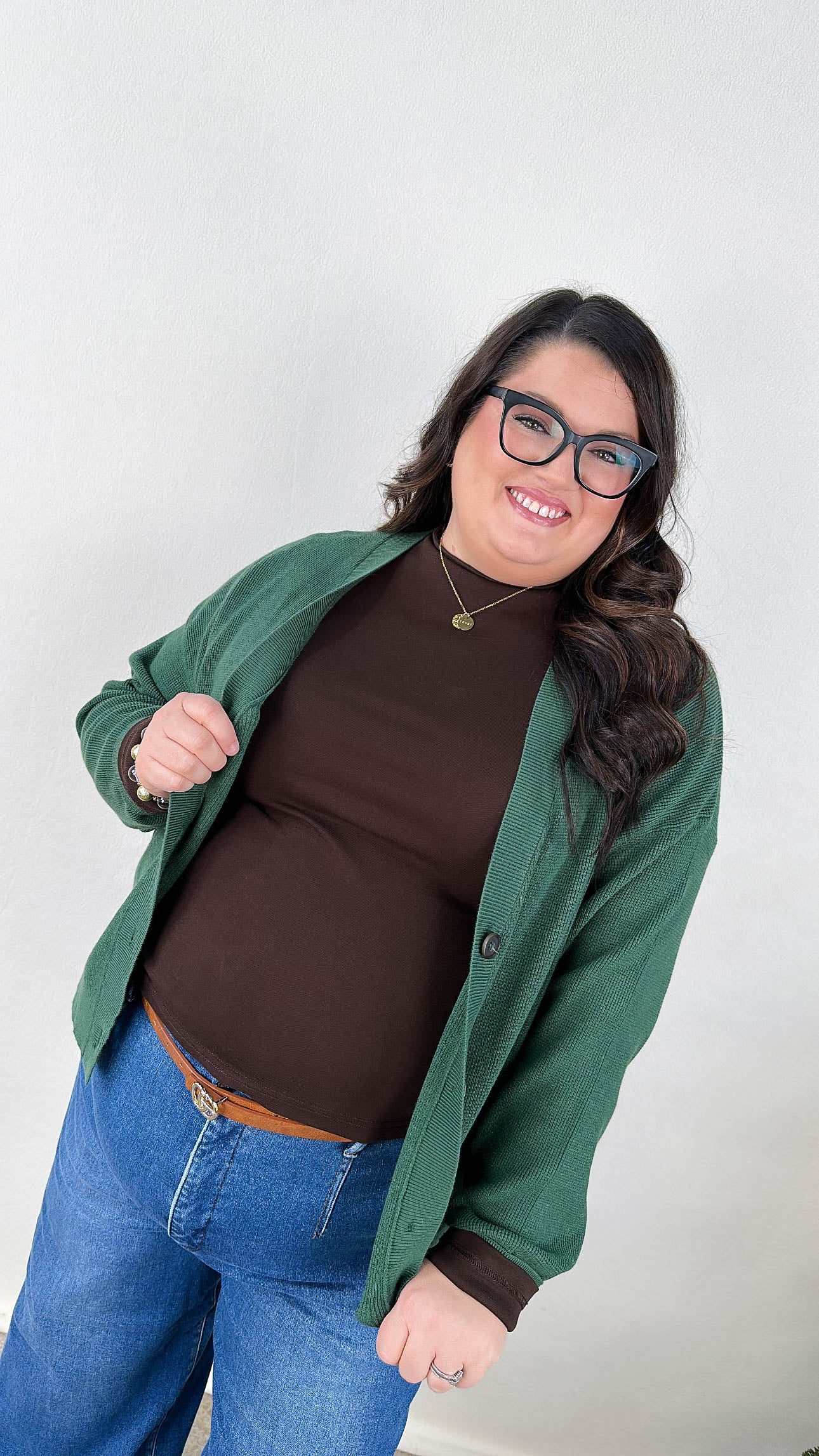 Keep Things Simple Mock Neck Top
