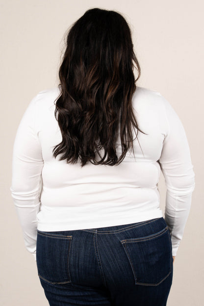 Keep Things Simple Mock Neck Top