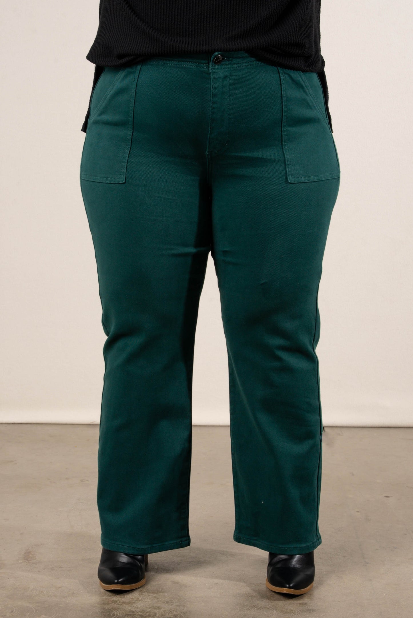 Risen Denim | Axel High Rise Patch Pocket Flare Jeans
