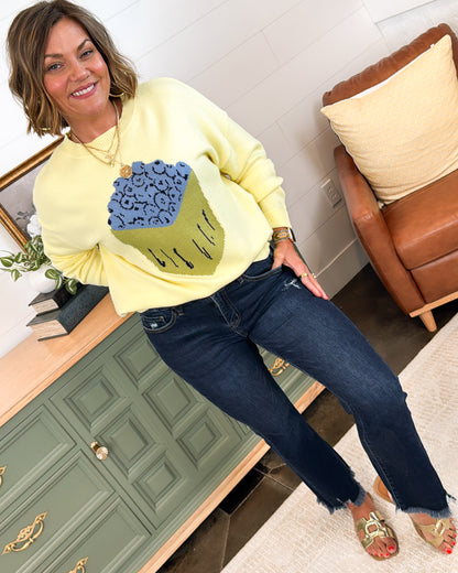 Mica Denim | Lesley High Rise Crop Flare Jeans