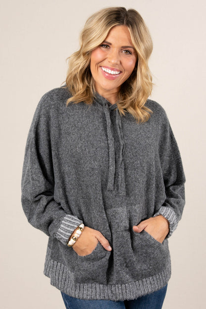 Drawstring Hooded Sweater