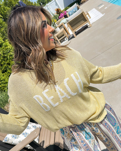 Beach Lightweight Knit Sweater